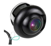 Caméra De Recul avec Vue Latérale Avant HD, Rotation À 360 °, Vision Nocturne, Étanche, pour Voiture Caméras De Recul(HSB012)