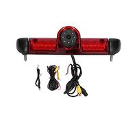 caméra de Recul, Caméra de Voiture ABS 170° HD LED Vision Nocturne Installation de Feux de Freinage Pièce de Rechange Troisième Externe