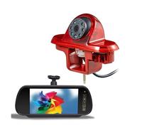 Caméra de recul Caméra Recul avec Feu Stop Câble 10 M pour Trafic pour Vivaro pour Nissan pour Primastar (2001-2014)(SuctionCup Stand Kit)