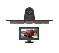 Caméra de Recul Caméra Recul pour Stationnement, Feu Stop, Écran 4,3 Pouces, pour VW pour Crafter pour Caravelle T5 T6 Caméra Arrière Recul(433H-10M)
