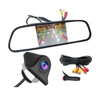 Caméra De Recul Caméra Recul pour Voiture avec Moniteur Rétroviseur Stationnement du Véhicule Caméra De Rétroviseur Écran 43 Pouces Caméra De Recul HD Caméra Recul Voiture