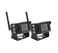 Caméra De Recul Caméra Recul Sans Fil AHD Haute Définition 1280x720 Pour Bus Voiture Camion DVR 7Pouces Vision Nocturne Enregistreur Recul Caméra Caméras Recul(2 cameras add 64GB)