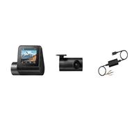 Caméra de Recul Caméra Tableau Bord pour 70mai A200 Enregistrement Double Canal 1080p HDR Écran IPS 2 Pouces DVR Voiture Application WiFi Champ Caméra Arrière Recul(A200-1 Set n UP03,No TF Card)