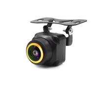 Caméra de recul de voiture 180 degrés Fish Eye Vision nocturne sans perforation AHD 4K CVBS NTSC Universel Backup Objectif de stationnement (3 commandes 720p) (3 commandes 720P)