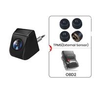 Caméra de recul de voiture, haute résolution, étanche, caméra de recul - TPMS - OBD2
