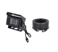 Caméra De Recul Étanche À Vision Nocturne + Câble De Connecteur À 4 Broches D'aviation 10M pour Bus RV Camion Remorque Caméras De Recul