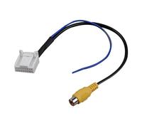 Caméra de recul étanche Caméra de Recul sans Fil Caméra Recul pour Stationnement Voiture 16 Broches, Extension Vidéo Adaptateur DVD Navigation Prise Câble pour Toyota pour Camry 7Th