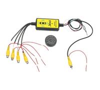 CaméRa De Recul éTanche Camera recul Caméra Panoramique Voiture 4To1 360 Boîtier Commutation Vidéo Recul d'angle Mort De Télécommande sans Fil