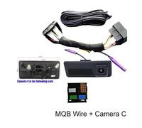Caméra De Recul HD Caméra De Recul Dynamique pour Voiture avec Bus Can pour Skoda pour Octavia Camera De Recul Voiture Ensemble Caméra Recul Voiture(MQB-Cam C)