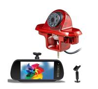 Caméra de recul HD Caméra Recul avec Feu Stop Câble 10 M pour Trafic pour Vivaro pour Nissan pour Primastar (2001-2014)(SuctionCup Stand Kit)