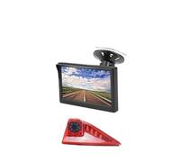 Caméra de recul Moniteur LCD Tft ArrièRe De Voiture 5 Pouces avec Ventouse Et Support, CaméRa De Feu Stop éTanche pour BMW M3