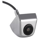 Caméra de recul Objectif HD CCD Fisheye À l'envers, Installation De Caméra Recul Avant Et Arrière pour Véhicule, Moniteur Stationnement Stéréo Camera de Recul Voiture(Argent)