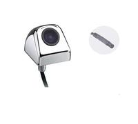 Caméra de recul Objectif HD CCD Fisheye À l'envers, Installation De Caméra Recul Avant Et Arrière pour Véhicule, Moniteur Stationnement Stéréo Camera de Recul Voiture(Polished Silver)