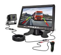 Caméra De Recul pour Camion Vue Arrière 24V Moniteur LCD HD 7 Pouces pour Affichage DVD Camping-Car Camionnette Véhicule Car Bus Aide Au Caméras De Recul