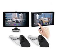 Caméra de recul pour voiture 12,7 cm 1080p Écran tactile AHD Moniteur de stationnement côté gauche et droit Caméra de recul Affichage caméra de voiture