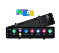 Caméra de recul pour Voiture 4G 10 4G + 64G 12 Pouces rétroviseur de Voiture ADAS FHD enregistreur Automatique GPS Navigation Tableau de Bord caméra rétroviseur Voiture DVR(32G Card)