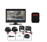 Caméra de recul pour Voiture 7 "AHD 4CH Camion Moniteur BSD Enregistrement DVR 1080P Voiture caméra de recul véhicule IPS écran Tactile Haut-Parleur extérieur Droit(Type8)