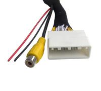 CaméRa De Recul pour Voiture Adaptateur De Câble De Conversion De Caméra De Recul Vidéo RCA 28 Broches pour Fiat 124/124 Et Spider (348) 2017 ~ Cadeau