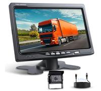 Camera de Recul pour Voiture avec Moniteur LCD 7 Pouces,Caméra de Recul IR Vision de Nuit étanche IP68 avec 10M Câble Caméra de Recul Kit pour Camping Car/Camion/RV/Remorques/Agricole/Motorhome 12-24V