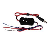 Caméra de recul pour voiture - Condensateur - Connecteur de filtre DC 12 V - Relais d'alimentation - Redresseur pour caméra de recul - Accessoires de caméra de recul (PJ005 Relais de retard) (PJ004