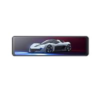 Caméra de recul pour Voiture Dash Cam 4K + 1080P Double caméra 12 Pouces écran Tactile rétroviseur de Voiture Enregistrement avec Assistant de stationnement GPS