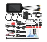 Caméra de recul pour Voiture Full Body étanche Moto DVR Dash Cam 1080P FHD Avant Vue arrière Moto caméra GPS enregistreur enregistreur boîte(1080P-1080P,No TF Card)
