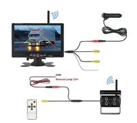 Caméra de recul pour Voiture Moniteur sans Fil de Voiture avec caméra de recul for stationnement de remorque caméra de recul étanche 7 "écran HD for Camion RV 24V(1CAM)