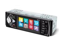Caméra de recul radio 1 DIN 4022D Bluetooth écran 4,1" Support caméra de recul au volant Contrôle stéréo Sauvegarde (avec télécommande) (avec télécommande)