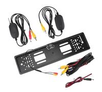 Caméra De Recul Récepteur Vidéo Inversé 12V PDC Caméra Recul Voiture 4/8 LED Support Plaque D'immatriculation Européen Et Britannique Capteur Stationnement 2.4G Caméras Recul(B 8LED A Set)