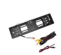 Caméra De Recul Récepteur Vidéo Inversé 12V PDC Caméra Recul Voiture 4/8 LED Support Plaque D'immatriculation Européen Et Britannique Capteur Stationnement 2.4G Caméras Recul(A 8LED)