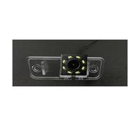 Caméra De Recul sans Fil Fisheye 4x8 12 Pouces Trajectoire Dynamique pour Mercedes pour Benz CLK W209 W203 W219 Classe E W211 2002-2008(8 Light)