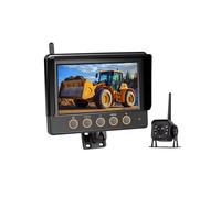 Caméra de Recul Sans Fil pour Camion de Camping, Système de Moniteur HD 720P de 7" avec Antenne, Étanche IP68, Vision Nocturne IR