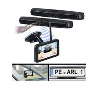 Caméra de recul solaire sans fil Full HD PA-600 avec moniteur et caméra frontal