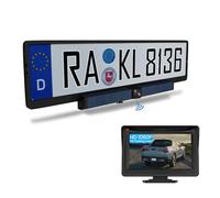 caméra de recul Solaire sans Fil, installation DIY avec écran 4,3 Pouces et batterie 2600 mAh, caméra de voiture à Vision Nocturne étanche IP67 pour Camping-Car