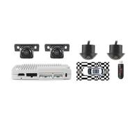 Caméra De Recul Système Vue Surround DVR Bird's-Eye AHD HDMI 360 ° Caméra Panoramique De Voiture 3D pour Enclave GL8 Refit pour Regal Et Autres Modèles(Calibration 128G)