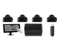 Caméra De Recul Voiture Caméra Surround Vue Panoramique À 360 ° Système Voiture Panoramique Vue Vol D'oiseau Enregistreur sans Couture Bus Camion Camping-Car(B)