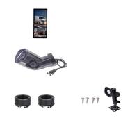 Caméra De Recul Voiture Caméra Vue Latérale AHD À 2 Canaux Alarme BSD Enregistrement Vidéo Voiture avec Camion Bus Moniteur Rétroviseur Arrière 10.36 Pouces(Add Left Camera)