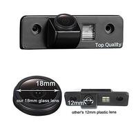 Caméra de Recul Voiture en Couleur Kit Caméra Vue arrière de Voiture Imperméable pour VW Skoda Octavia/Superb ‖2 Fabia ‖2/Roomster/Ford Fusion/Fiesta MK5/Classic MK1/ Ikon MK1/Mondeo Metrostar