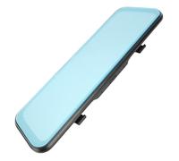 Caméra de Rétroviseur 9,66 Pouces, écran de Caméra de Tableau de Bord en Streaming Multimédia, 2,5D incurvé, Grand Angle de 170 Degrés, Caméra D'enregistrement Avant et Arrière,