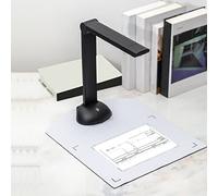 Caméra de Scanner de Documents avec Caméra 10 MP OCR Projection en Temps Réel A3 Scanner USB Portable Pliable, Scanner de Documents pour la Maison et Le Bureau