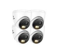 caméra de sécurité 4K, détection de mouvement, double lumière vision nocturne, 4 STK caméra