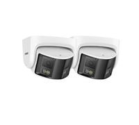 caméra de sécurité 4K, détection de personnes IA, couverture grand angle 180°, 2 pièces I91DX