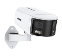 caméra de sécurité 6MP à double objectif, grand angle 180°, détection de personnes par IA, 103,6 × 76 × 193,4 mm