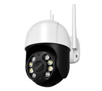 Caméra de sécurité, 8MP 4K caméra extérieure AI détection humaine suivi automatique PTZ IP caméra couleur Vision nocturne nuage CCTV Surveillance vidéo Pour la sécurité de votre domicile(8MP NO SD Car