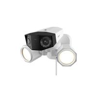 Caméra de Sécurité 8MP PoE Projecteur filaire,Double Objectif,Panorama à 180°,Détection intelligente
