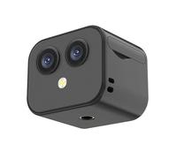 Caméra de sécurité à détection de mouvement, zoom hybride 4K, double objectif téléobjectif et grand angle, vision nocturne automatique sans