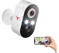 Caméra De Sécurité Avec Détection Humaine, Stockage Dans Le Cloud, Wifi 2,4 Ghz, Vision Nocturne Couleur, Vidéo 1080P, Audio Bidirectionnel[CAM6262310]