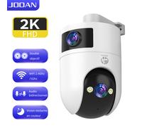 Caméra de Sécurité Dôme Jooan PTZ 5G WiFi Vision Nocturne Couleur Audio Bidirectionnel pour la Surveillance de la Rue