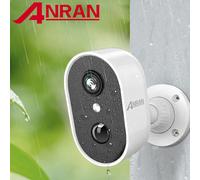 Caméra de sécurité domestique sans fil ANRAN 2K 3MP 2,4 GHz WiFi, détection PIR, vision nocturne couleur, alerte locale