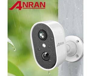 Caméra de sécurité domestique sans fil ANRAN 2K 3MP 2,4 GHz WiFi, détection PIR, vision nocturne couleur, alerte locale